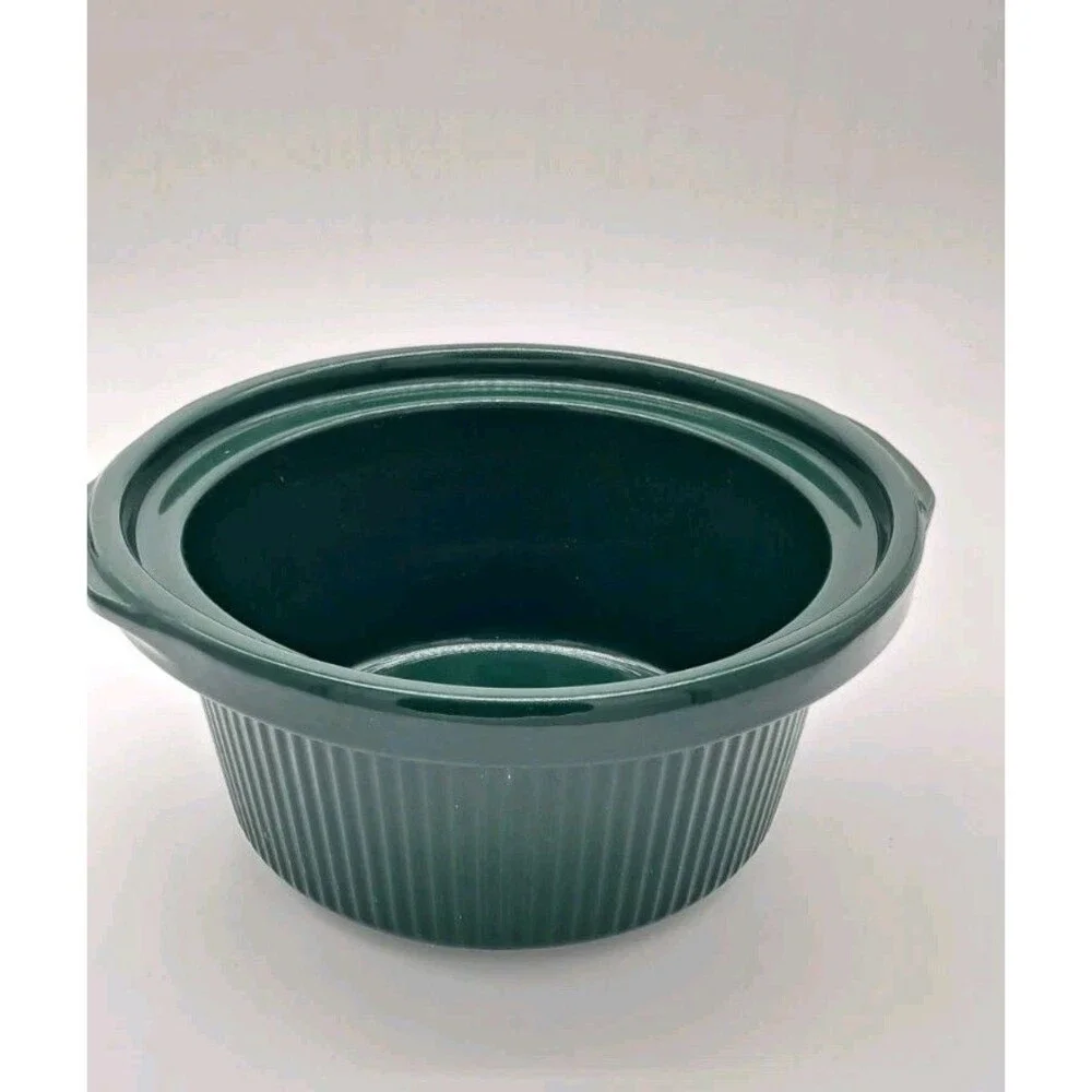 Vintage Rival Crockpot A Garden of Good Things Model 3355 Plastic Lid 5 Quart